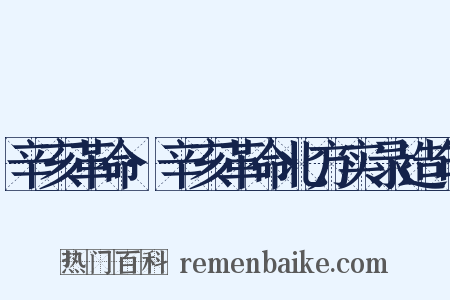 辛亥革命·辛亥革命北方实录造句是什么意思的图片